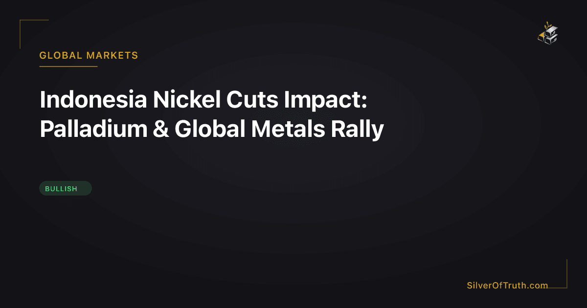 Indonesia Nickel Cuts Impact: Palladium & Global Metals Rally